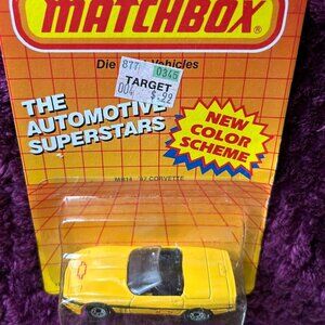 Matchbox Car "'87 Corvette" in original package